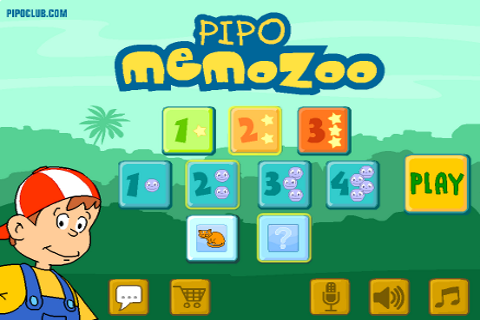 Pipo Memory Zoo - App 