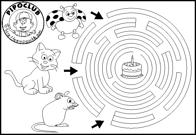 laberinto de la tarta